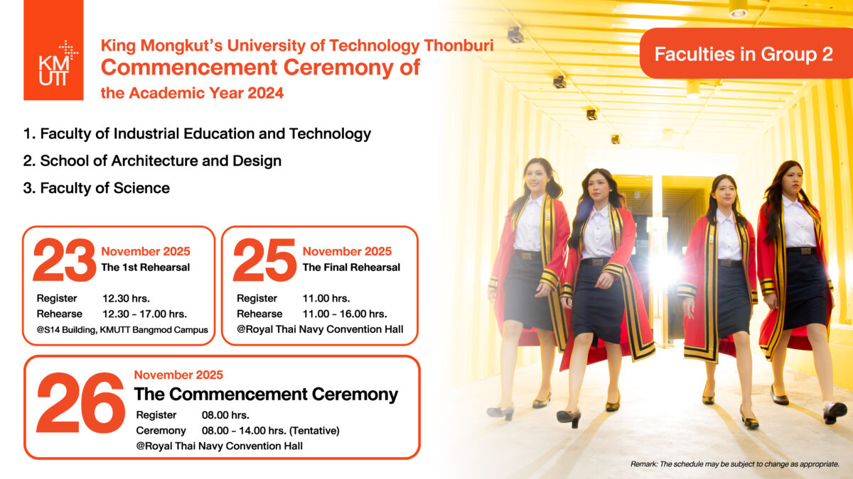 Commencement Ceremony Schedule for Academic Year 2024 - Graduation